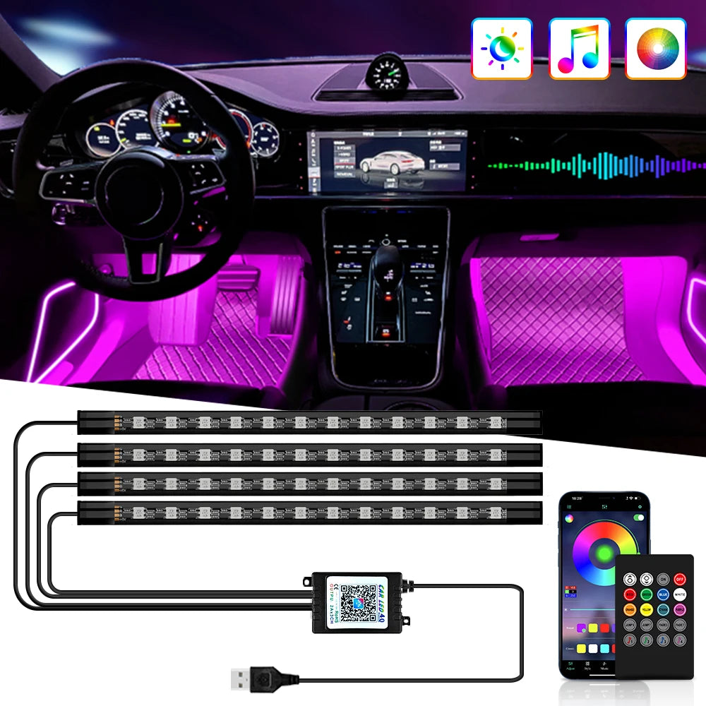 Neon LED Car Interior Ambient Light