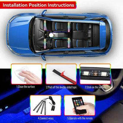 Neon LED Car Interior Ambient Light