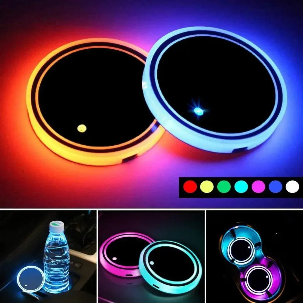 Universal Led car cup holder